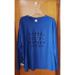 School Social Worker, Friends Inspired long-sleeve t-shirt